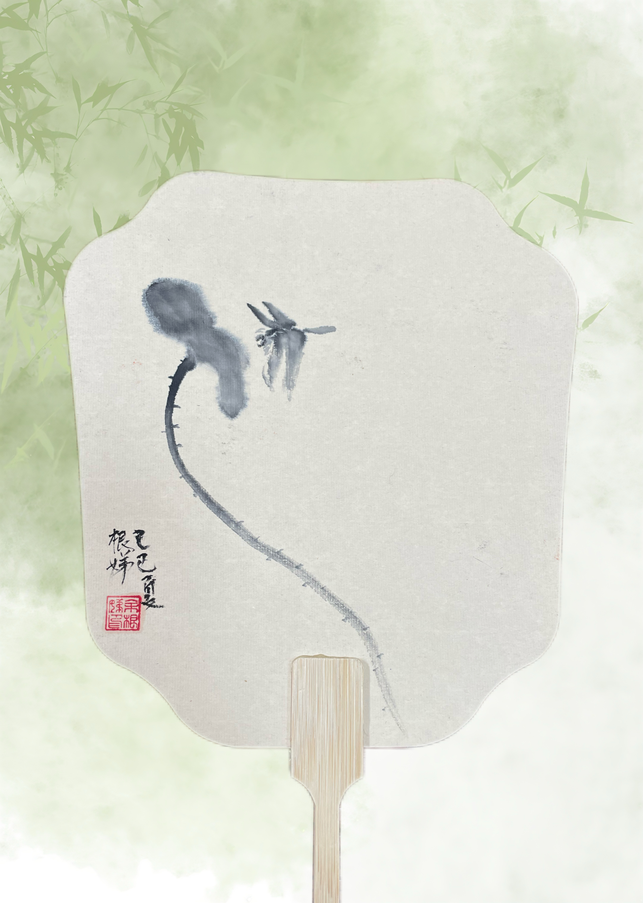 余根娣《点荷》.jpg